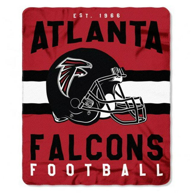 The Northwest 1NFL-03103-0012-RET NFL 031 Falcons Singular Fleece Throw