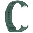 thumbnail image 4 of Compatible For Xiaomi Smart Band 8 Silicone Watch Bands Strap Replacement with Metal Connector DarkGreen, 4 of 5