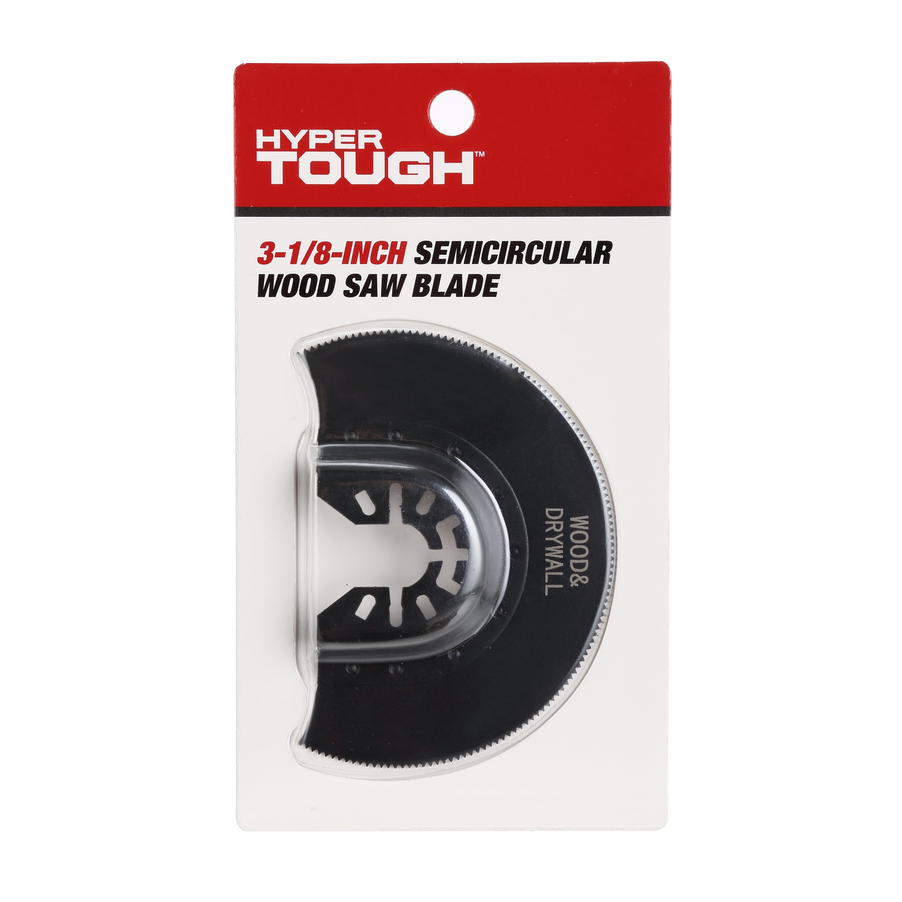 (4 pack) Hyper Tough 3-1/8 inch Semi-Circular Wood Saw Blade for Multi-Use Power Tool Blade Type Tool, New Condition