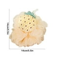 thumbnail image 3 of JingChun Cute Loofah Sponge Shower Loofahs Bath Sponges Mesh Balls for Body Scrubber Exfoliator Wash Back Scrubber Bathroom Men Women - 1 Pack Scrubbers Cleaning Bathing Accessories, 3 of 6