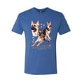 thumbnail image 2 of If It's Not a German Shepherd It's Just a Dog Gift | Mens Dog Lover Premium Tri Blend T-Shirt, Vintage Royal, 2XL, 2 of 3