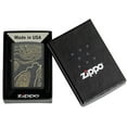 thumbnail image 5 of Zippo Topo Map Design Iron Stone Pocket Lighter, 5 of 7