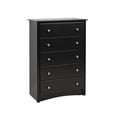 thumbnail image 3 of Ergode Sonoma 5- Drawer Chest, Black, 3 of 3