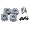 thumbnail image 2 of 4 Piece RC Wheel Hub Adapter, Suitable for RC Wheel agon Hubs Metal Adapter Titanium, 2 of 7