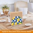 thumbnail image 6 of Yayeee Napkin Holder for Table Kitchen Paper Tissue Organization, Lemon Checkered, 6 of 8