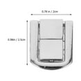 thumbnail image 2 of 10pcs Toggle Lock Box Latch Catches Hasps for Suitcase Case Boxes Chests Trunk, 2 of 9