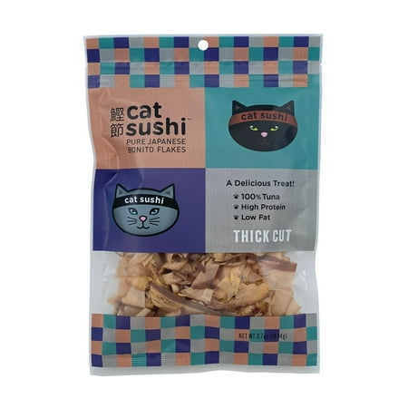 UPC: 0865519000329 | Presidio Cat Sushi Bonito Tuna Thick Cut Cat Treats 0.7 oz