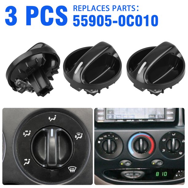 559050C010 AC Climate Control Knob Heater A/C or Fan Replace for