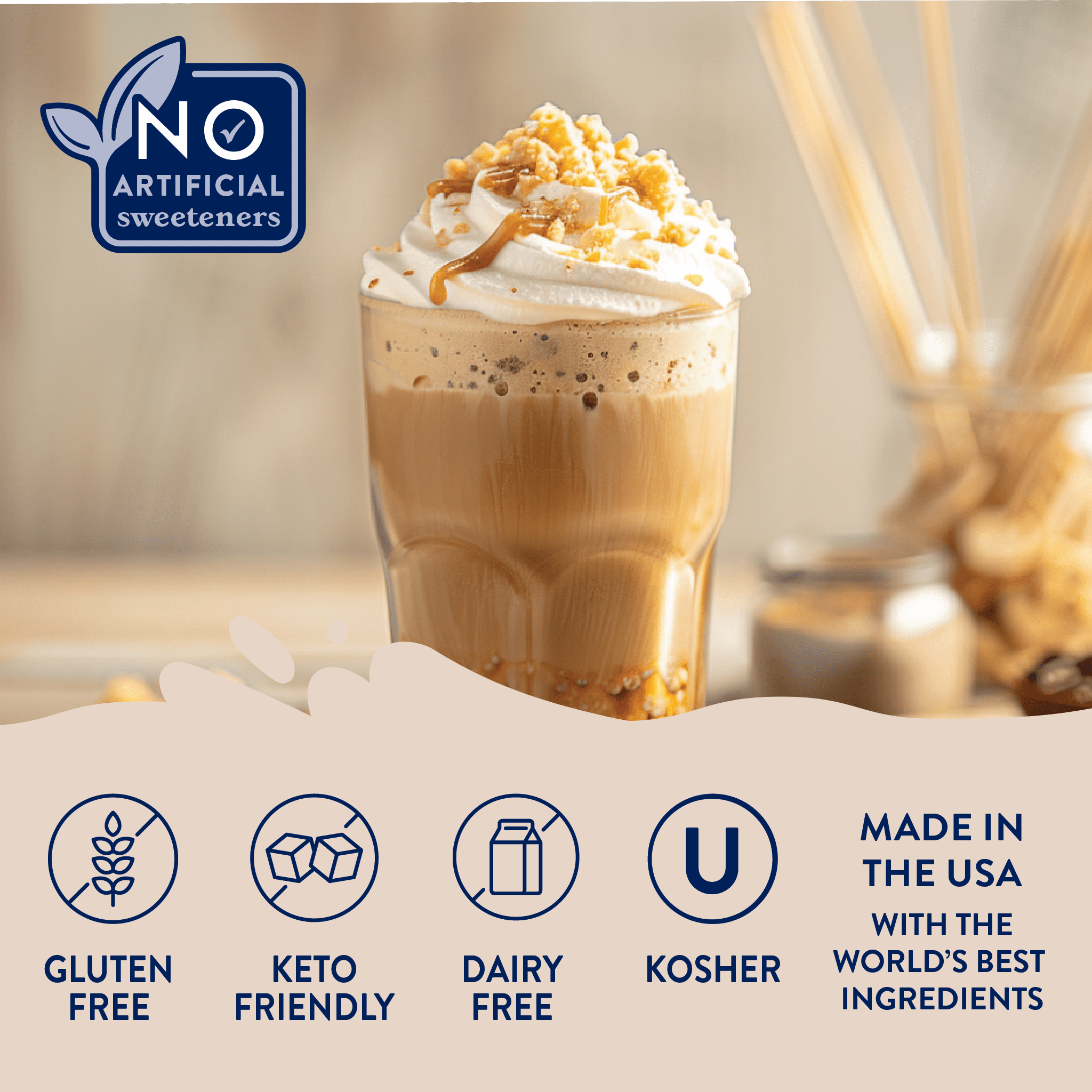 Jordan's Skinny Mixes Naturally Sweetened Salted Caramel Syrup, 375 mL