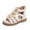 White, variant on NOKIO Toddler Girls' Pink Flats Toddler Girls' Ankle Strap Flats Girls' Beach Sandals Kids BabyGirl's Sandals Summer Flowers High Top Roman Sandals Zipper Design Little Child/Big Kids