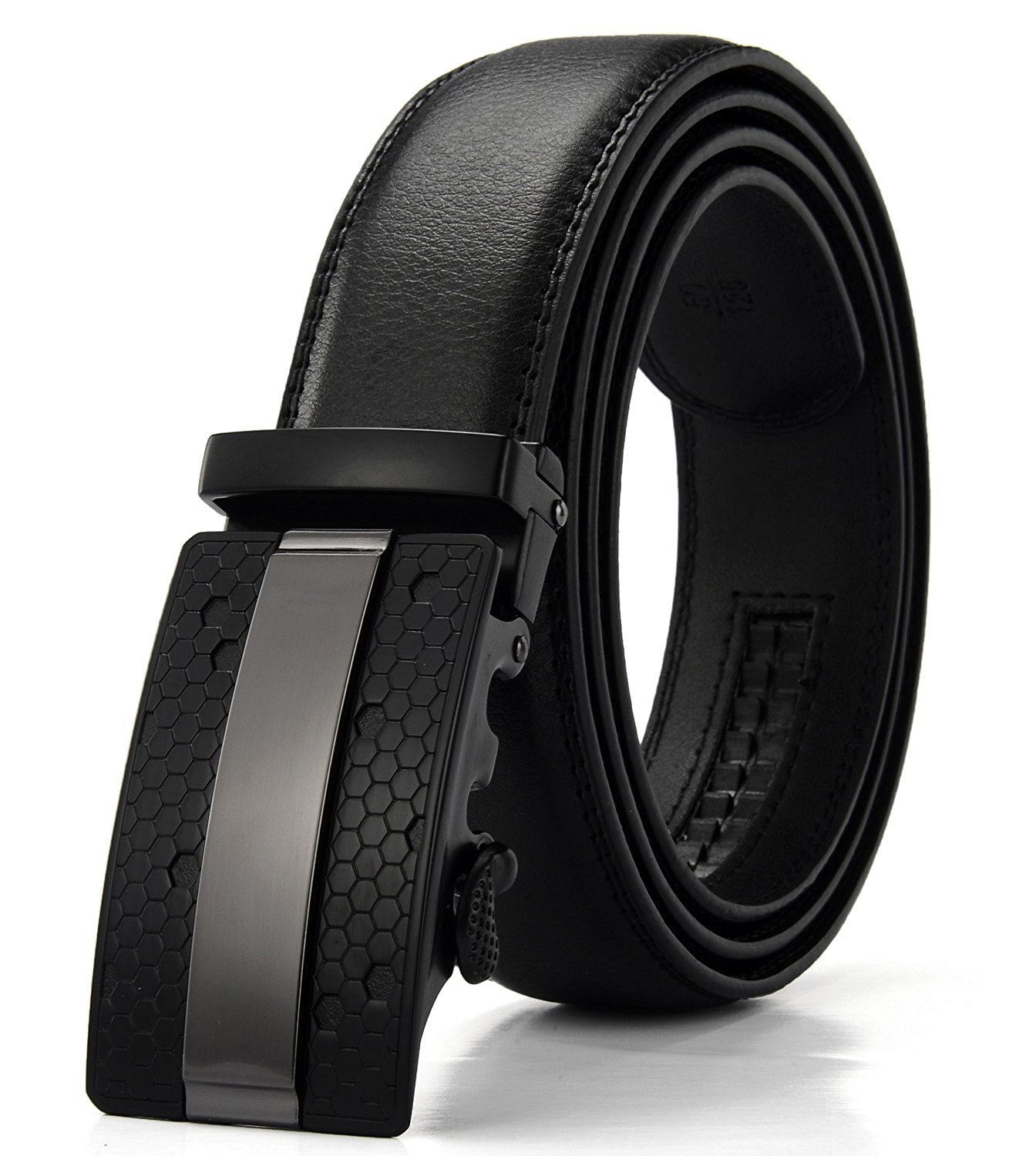 Men Ratchet Belt Strap 35mm Wide X XHtang Leather Belt Straps without Buckle 