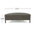 thumbnail image 2 of Hampton Outdoor 16 Seater Wicker Sofa Set with Cushions, Light Brown, Ceramic Grey, 2 of 2