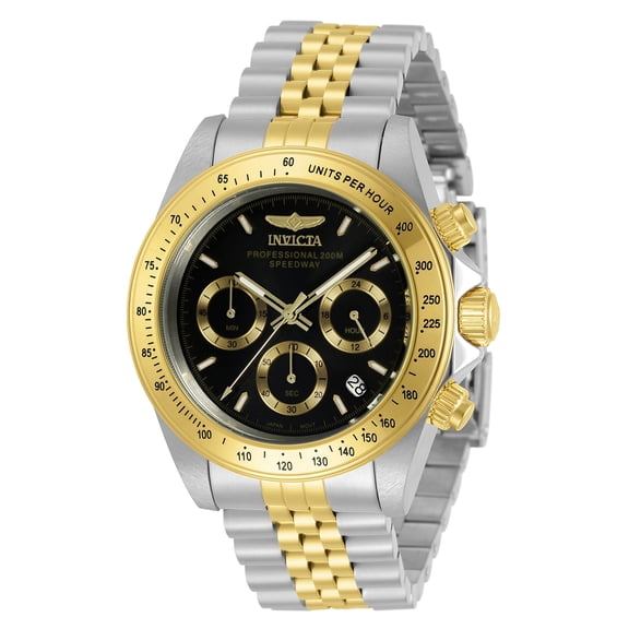 Invicta 30992 Men's Speedway Black and Gold Dial Chronograph Watch