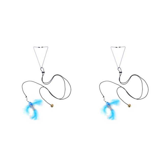 Methold Juguete colgante de Metal ABS para mascotas, colorido, lindo, ajustable, interactivo, relajante, sala de estar, Animal pequeño, Type8 NO8