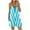 Light Blue jumpsuits for womens, variant on Usmixi Jumpsuits for Women Dressy Beach Fashion Loose Pocket Spaghetti Strap Mini Jumpsuits Overalls Summer V-Neck Sleeveless Striped Print Short Formal Rompers Blue xl