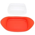 thumbnail image 4 of Butter Box, Freshness-Keeping Durable Boat-Shaped Butter Dish With Lid For Cheese For Home For Restaurant For Butter Red, 4 of 8