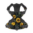 thumbnail image 2 of TEQUAN Large Dog Harness with Leash, Vintage Floral Sunflower Prints Reflective No Pull Adjustable Pet Vest (XL), 2 of 7