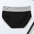 thumbnail image 5 of AOOCHASLIY Womens Underwear Plus Size for Home Casual Party5PC Ladies Patchwork Briefs Panties Underwear Packs Knickers Bikini Underpants, 5 of 7