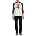 thumbnail image 3 of Netflix Stranger Things Hellfire Graphic T-Shirt with Long Sleeves, Sizes S-3X (Men's Big & Tall), 3 of 5