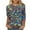 Multicolor, variant on Cavosen Flowy Tops for Women 3/4 Sleeve Glitter Sparkly Print Pullover Blouse Round Neck Shiny Shirts Solid Color Party Tshirts Trendy Casual Dressy Elegant Evening Tees XL