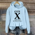 thumbnail image 2 of Women's Letter Print Hoodie Long Sleeve Pullover Sweatshirt Casual Warm Winter Fashion Outerwear, 2 of 2