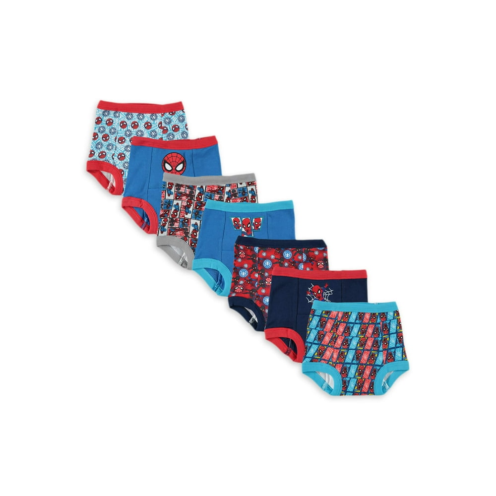 The Amazing Spiderman Spiderman Toddler Boys Training Pants, 7Pack