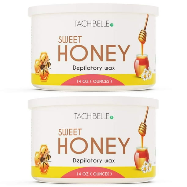 Tachibelle Depilatory Wax Sweet Honey Wax 14 Oz Professional Hair Removal Made in Italy Pack of 2 Tachibelle Depilatory Wax Sweet Honey Wax 14 Oz Professional Hair Removal Made in Italy Pack of 2