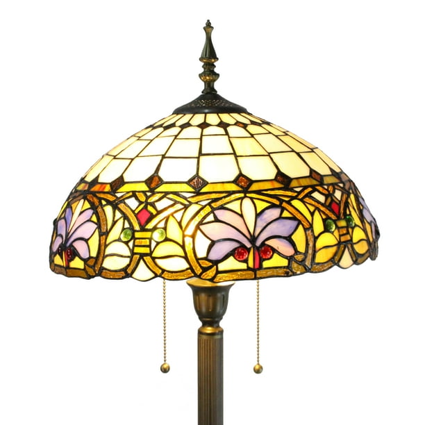 Tiffany style best sale floor lamps