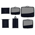 thumbnail image 2 of up to 65% off karymi Packing Cubes for Travel, 6 Set Luggage Organizers with Shoe Bag, Electronics Bag, Cosmetics Bag, Compression Cells, Accessories Bags with Lightweight Fabric Clearance, 2 of 6