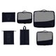 thumbnail image 2 of Set de 6 piezas para empaquetar - organizadores de equipaje de viaje con bolsa para zapatos, estuche para electrónica y cosméticos, malla transpirable, plegable, 6 tallas, 2 of 6