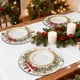 thumbnail image 5 of Diatomite Christmas Placemats Absorbent Washable Table Mats for Holiday Dining Party Dinner Table Setting Non-Slip Reusable Rubber Western Placemats for Family Gatherings Festive Decor, 5 of 6