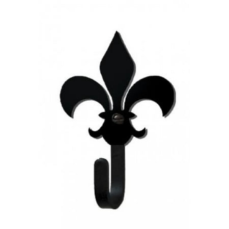 3 75 Inch Fleur De Lis Wall Hook Small 3 75 Inch Fleur De Lis Wall Hook Small