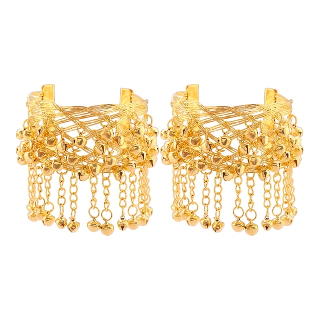 Brazalete Brazalete de Moda para Danza Del Vientre, Mujeres Vintage, 2 Piezas Sunnimix Brazalete dorado