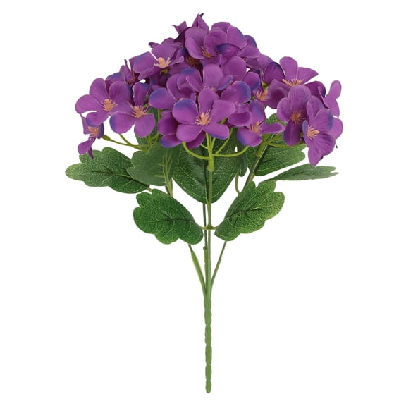 YDYB Hydrangea Artificial Flowers, 7.1x12 inch Silk Flowers, for Wedding Centerpieces, Home Decoration, Purple