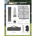 thumbnail image 6 of 11x11FT Pop Up Canopy Tent with Mosquito Net,Waterproof & UV Resistant Outdoor Gazebo Canopy , Easy Setup Shelter for Patio,Backyard,Garden, and Events, 6 of 8