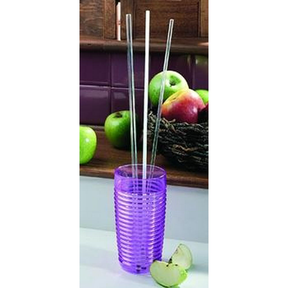 Reusable Drinking Straws 18" Flexible Pack of 10