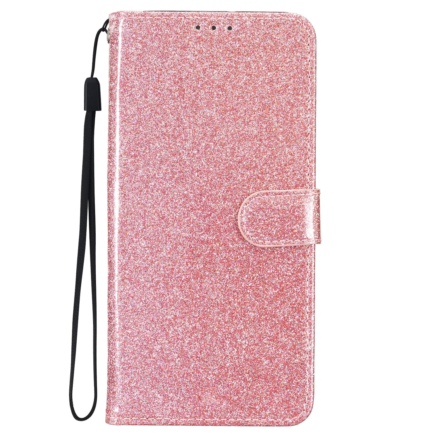 Compatible with Motorola Moto G9 Play Sparkling Glitter Wallet