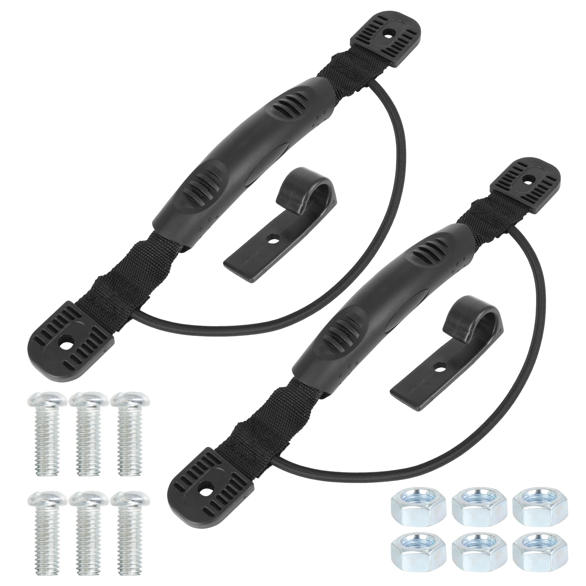 1-4pcs Kayak Canoe Side Mount Handle With Bungee Cord Screws Cap Cover Accessory 