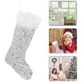 thumbnail image 3 of Weiweiguan 1pc Xmas Style Sock Pendant Xmas Gift Candy Storage Bag Gift Packing Sock, 3 of 7