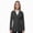 Charcoal, variant on Women's 28" Tab-Waist Medical Lab Coat, Black, S
