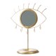 thumbnail image 1 of Soporte de joyería Soporte de aleación en forma de ojo con mesa de espejo de vanidad Estante de almacenamiento de joyas Suministros de maquillaje Inevent HA004074-00B, 1 of 7