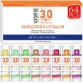 thumbnail image 1 of Bálsamo labial VISRIE SPF 30 con protector solar, paquete de 64 unidades, tamaño viaje, 1 of 7
