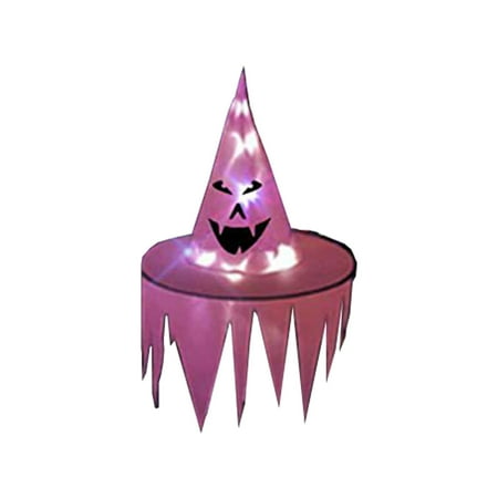 

Halloween Decorations Witch Hat Lights Halloween LED Hanging Lighted Glowing Witch Hats String Lights Battery Operated Halloween Décor for Outdoor Indoor Yard Tree Garden Party Décor