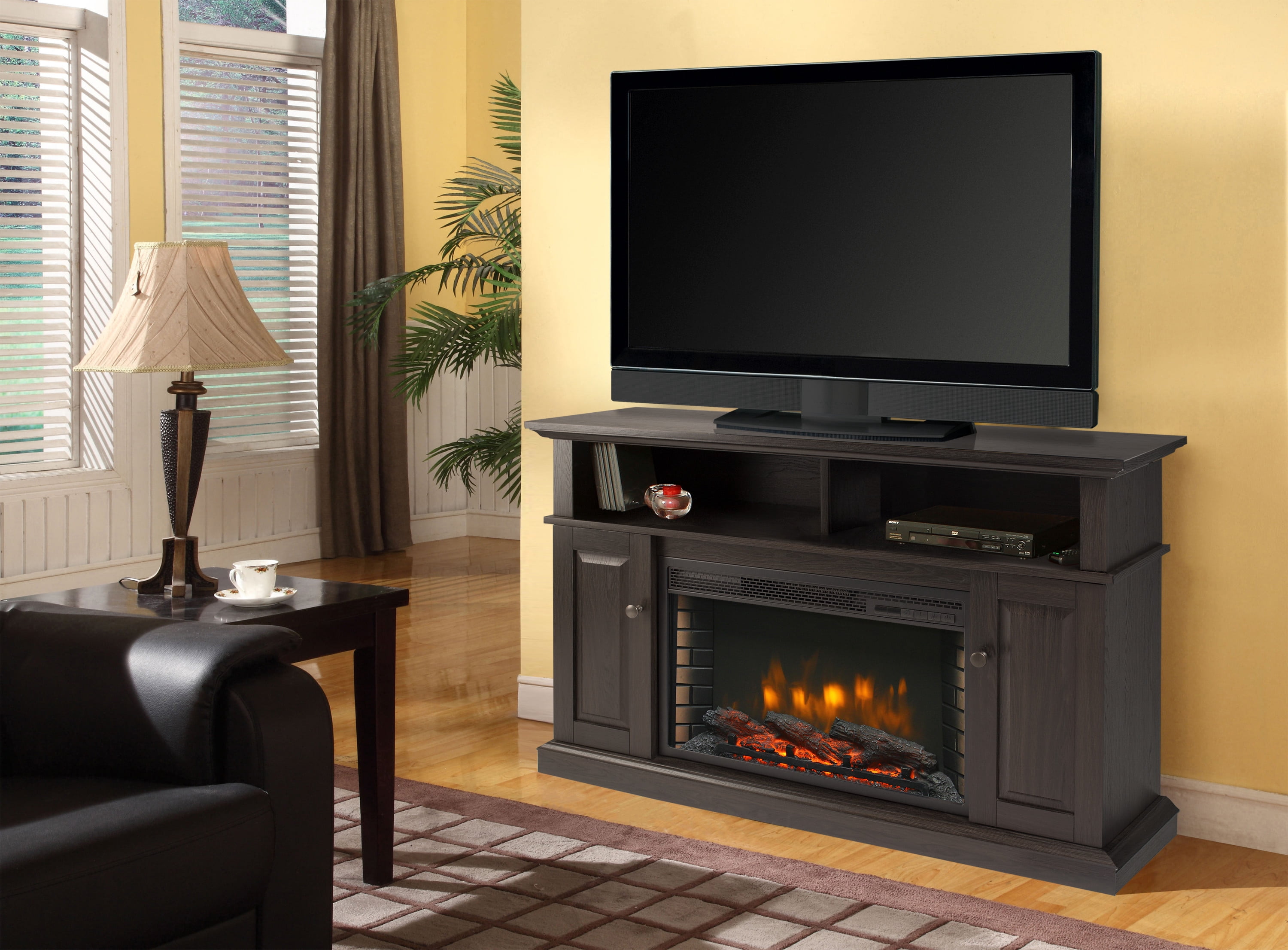 Muskoka 370-167-200 Delaney 48" Media Fireplace Rustic Brown