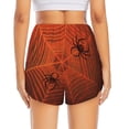 thumbnail image 4 of Goofa Spider Web Printed Women 2 in 1 Running Shorts,Quick Dry Athletic Workout Shorts,High Waisted Athletic Shorts with Liner Pockets-Medium, 4 of 9