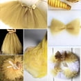 thumbnail image 4 of Tela IONTACH - Rollo de tul (137 cm x 37 m), color dorado envejecido, 4 of 6