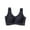 Black, variant on Jacenvly New Push up Bras for Women Seamless Underwear Without Steel Ring Gathered and Side Breasts Sports Lace Sleeping Bra Breathable Wireless Bras for Women
