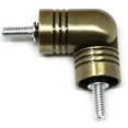 thumbnail image 3 of Urbanest Hinged Elbow Connector for Corner Rod, Antique Brass, 7/8", 3 of 5