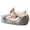Light Grey_M, variant on AOOOWER Cats Bed Dog Sofa Hairy Soft Calmed Dog Bed Pet Elegant Plush Sleep Bed