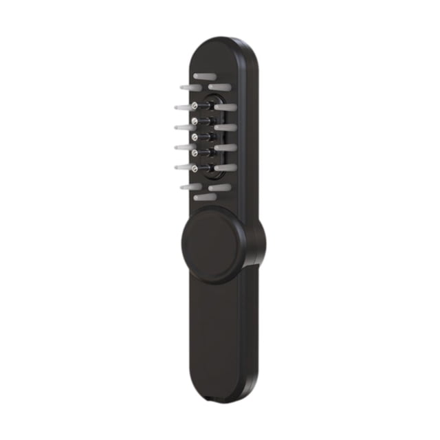 HILABEE Electric Scalp Oil Applicator Convenient Multifunctional Scalp Massager Comb black